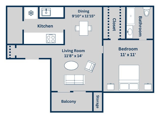 Plan B 1110 floor plan